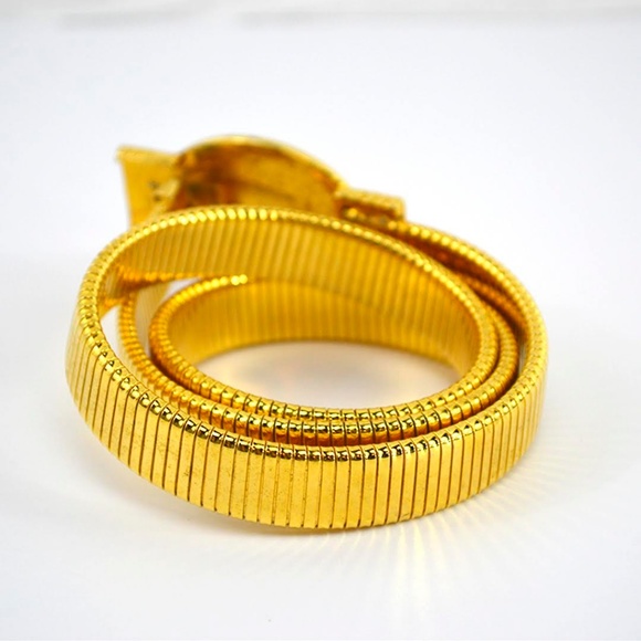 Accessocraft Gold Stretch Vintage Belt #177-5